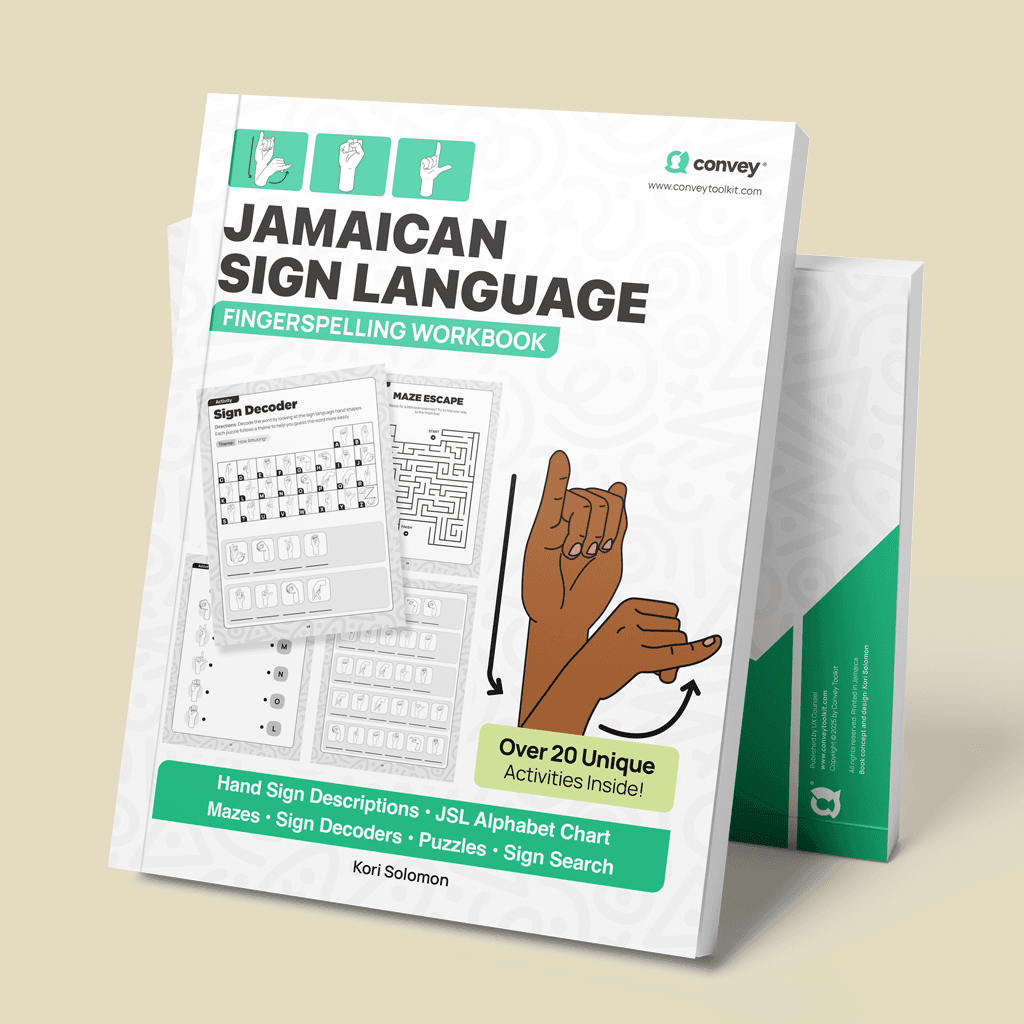 The JSL Fingerspelling Workbook by Convey